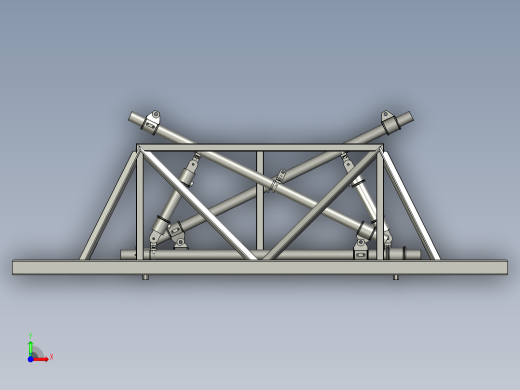 料架存储示意图前视缩略图
