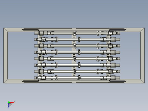 料架存储示意图俯视缩略图