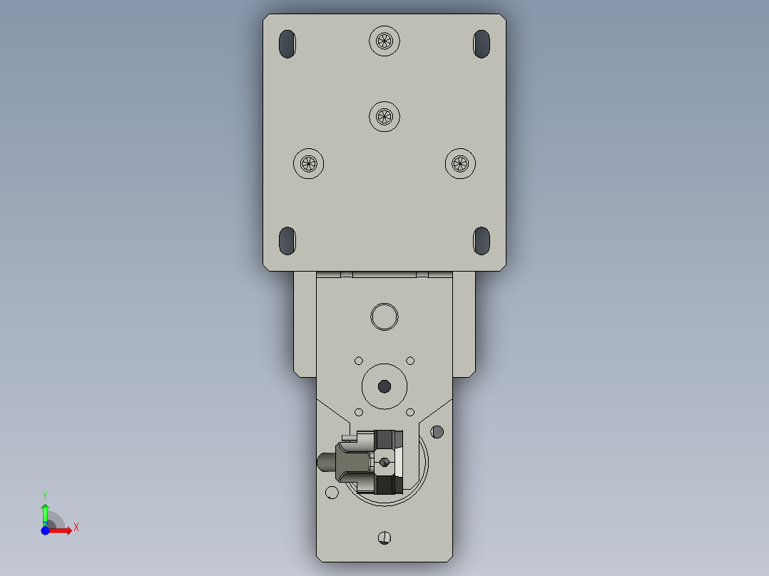 Z轴装配体2C前视图