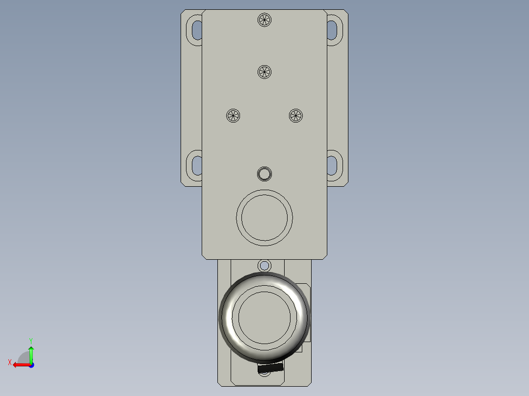 Z轴装配体2C后视图