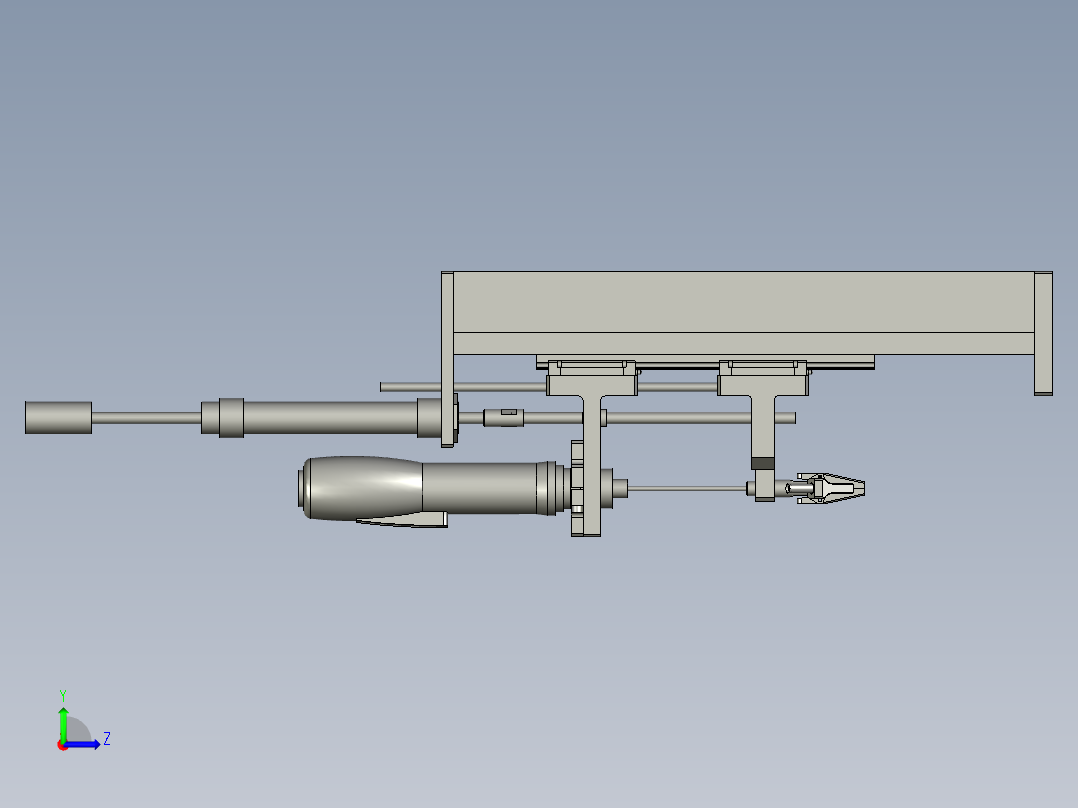 Z轴装配体2C左视图