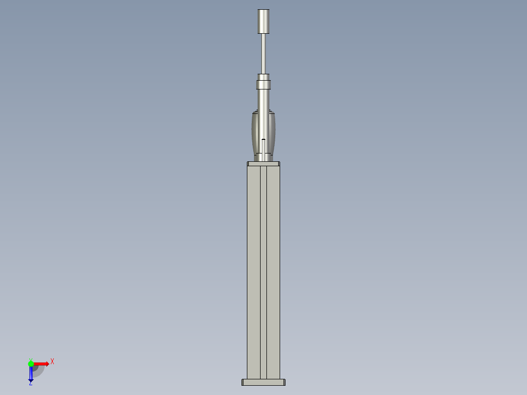 Z轴装配体2C俯视图