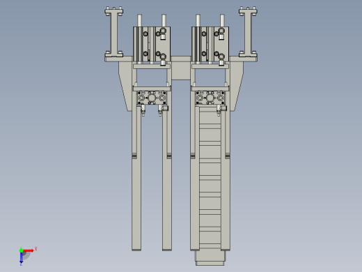 上下料料仓装配俯视缩略图
