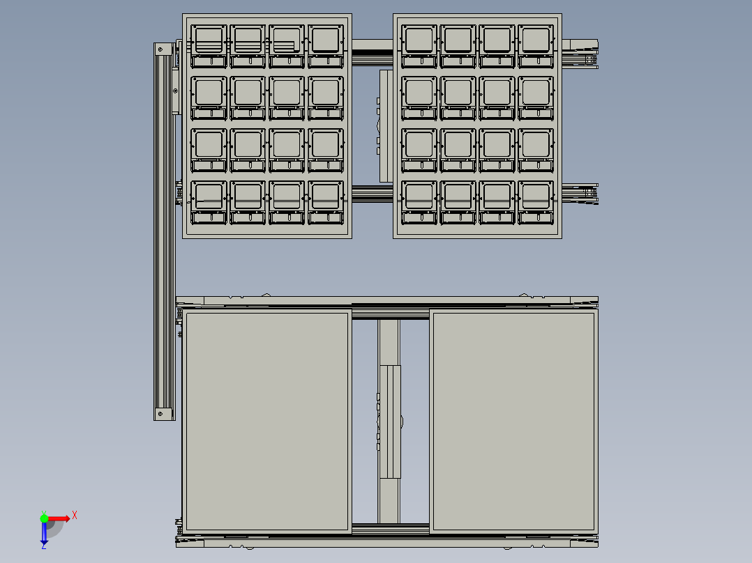BBBB-左出右进周转箱输送模块俯视图