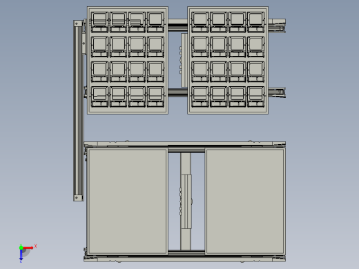 BBBB-左出右进周转箱输送模块俯视缩略图