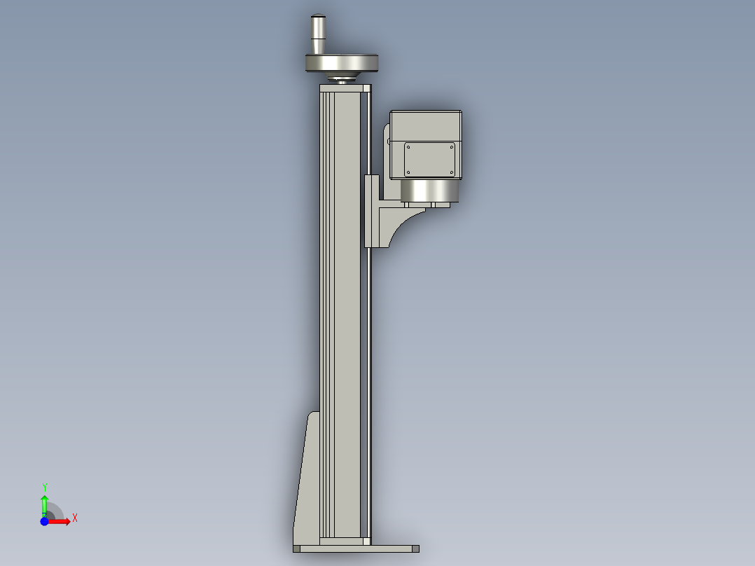 桌面式激光打标机前视图