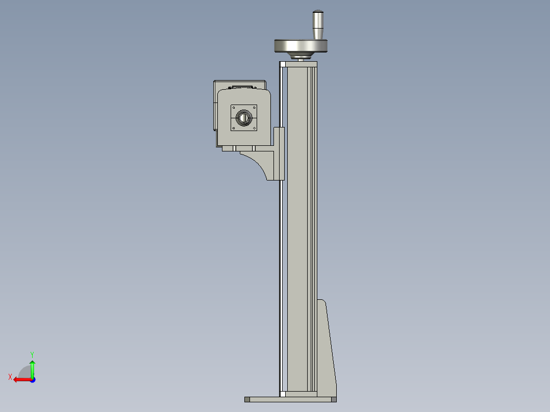 桌面式激光打标机后视图