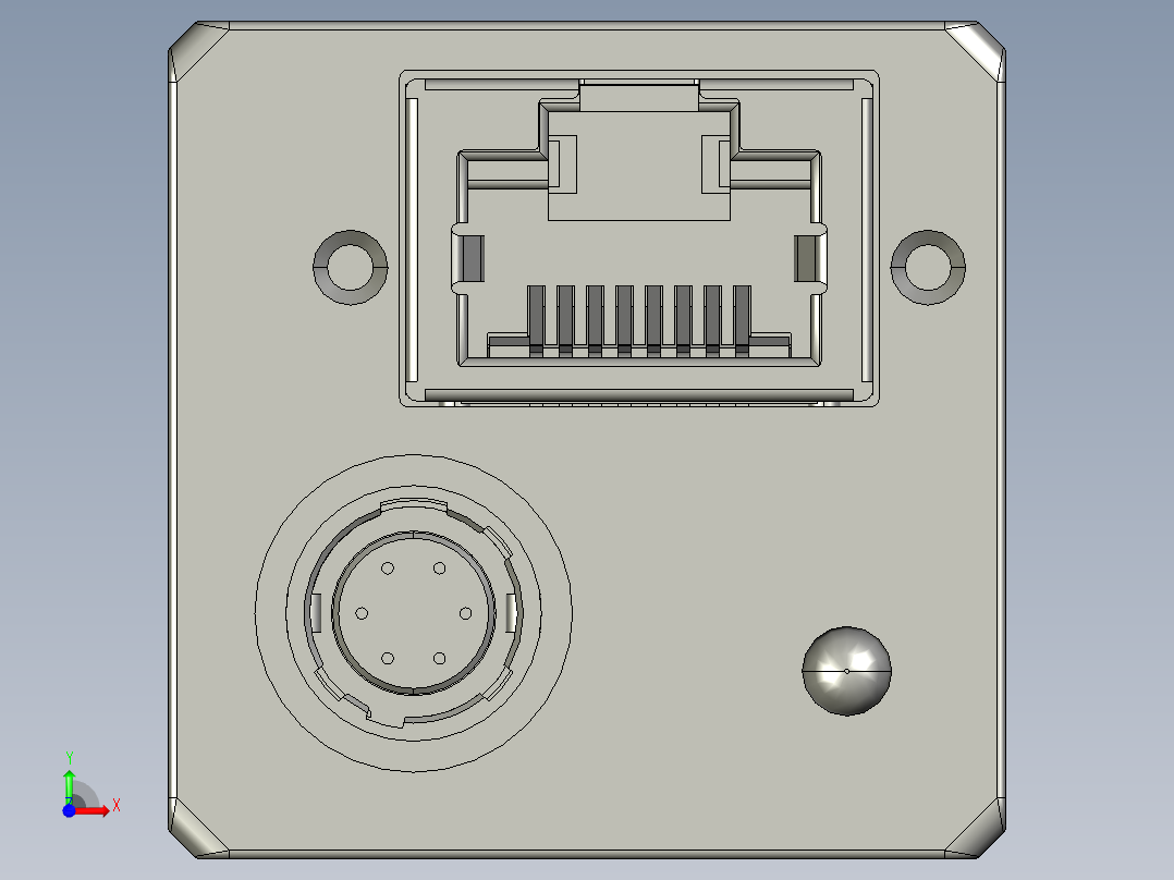 相机MV-CA060-11GMGC前视图