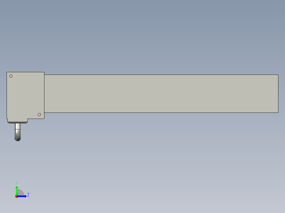 读码器SR-700_710_700HA_600_610_600HA左视图
