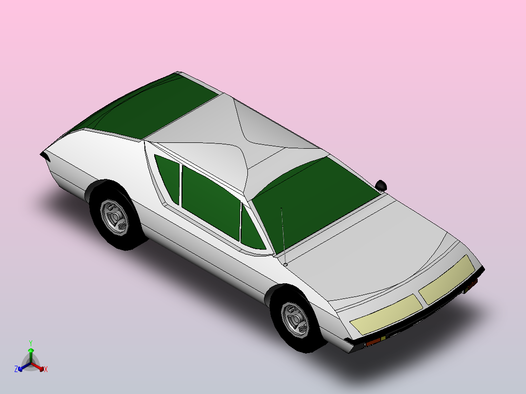 汽车，运动主视图