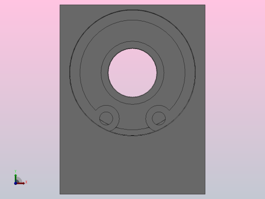 L型轴承座组件_BLC-6204-2Z-50-A前视缩略图