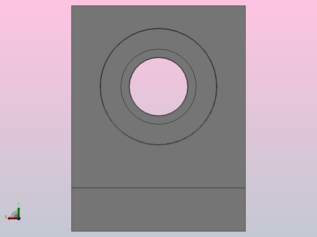 L型轴承座组件_BLC-6204-2Z-50-A后视图