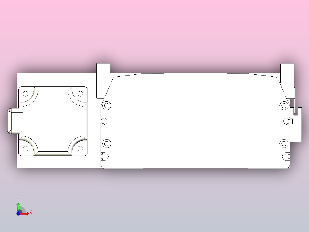 MTH22标准螺杆滑台[MTH22-L#-700-BL-P75-C3]前视图