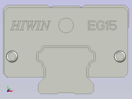 EGH15CA2R1200(螺栓孔至端面距离30mm)前视缩略图