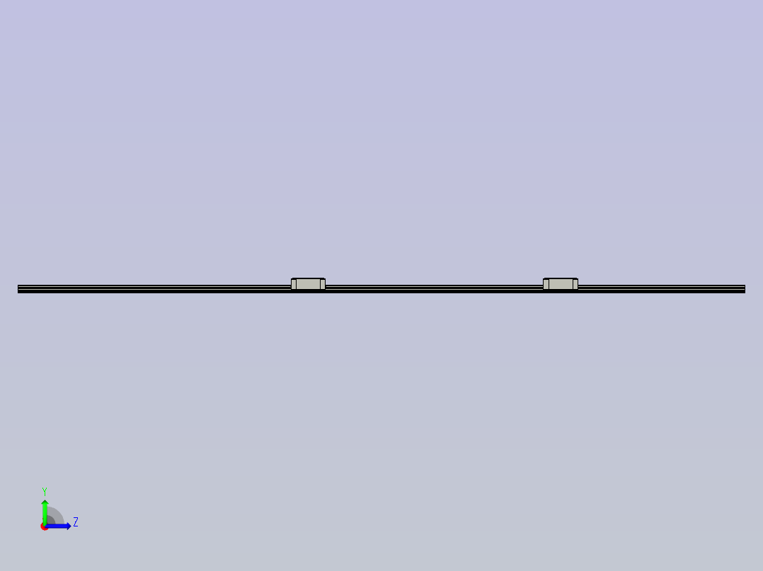 EGH15CA2R1200(螺栓孔至端面距离30mm)左视图