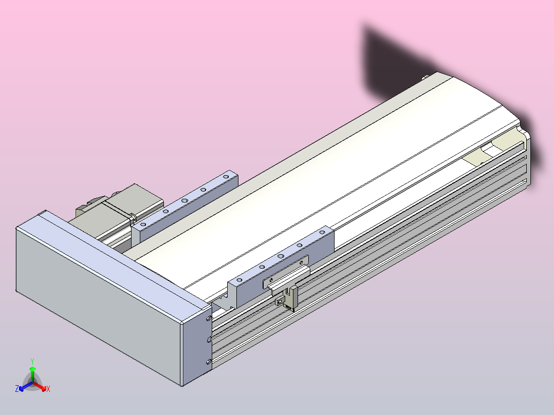 日规模组半封闭丝杆TPA-HNR-140D-2010C-L200-ML-C-P40-N3主视图