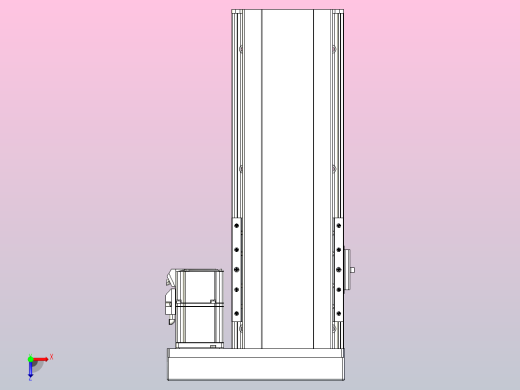 日规模组半封闭丝杆TPA-HNR-140D-2010C-L200-ML-C-P40-N3俯视缩略图