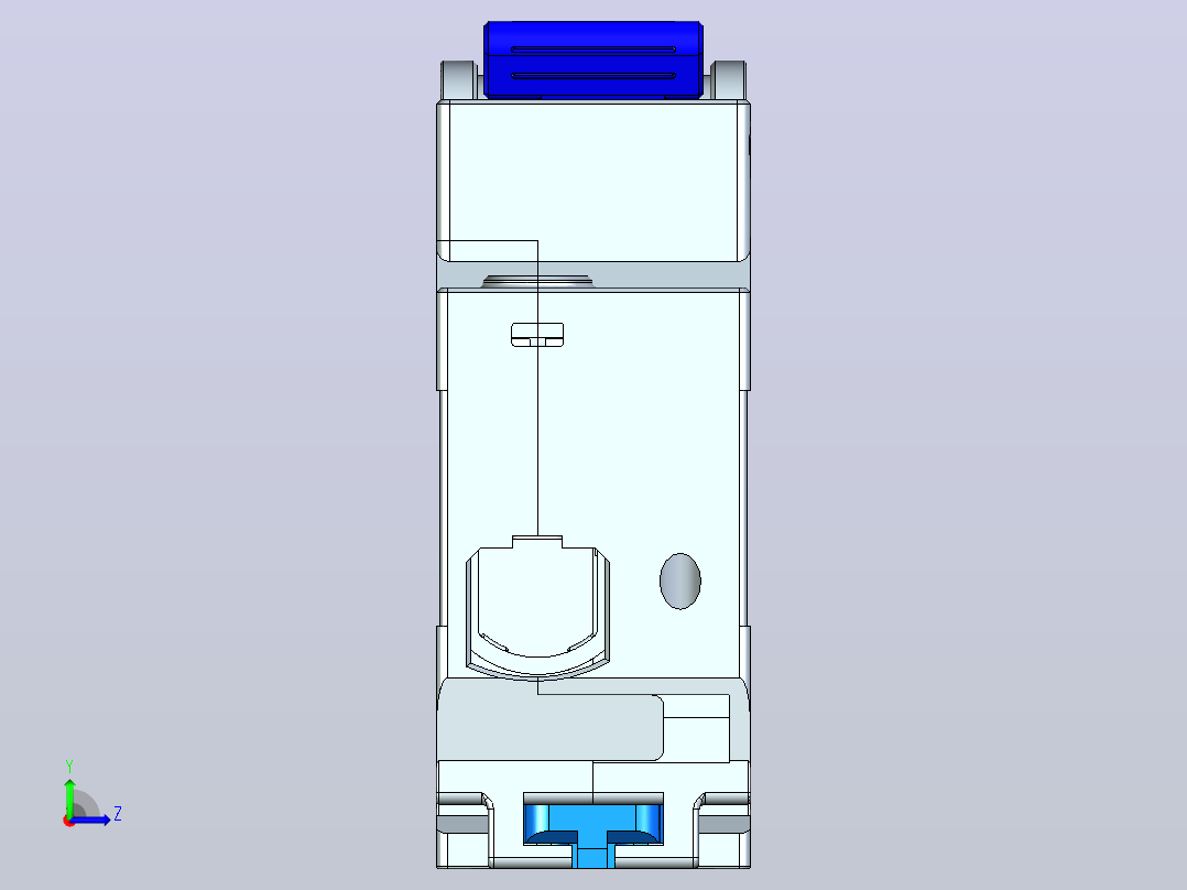 NBDP-125 1P塑料外壳式断路器三维模型202404左视图