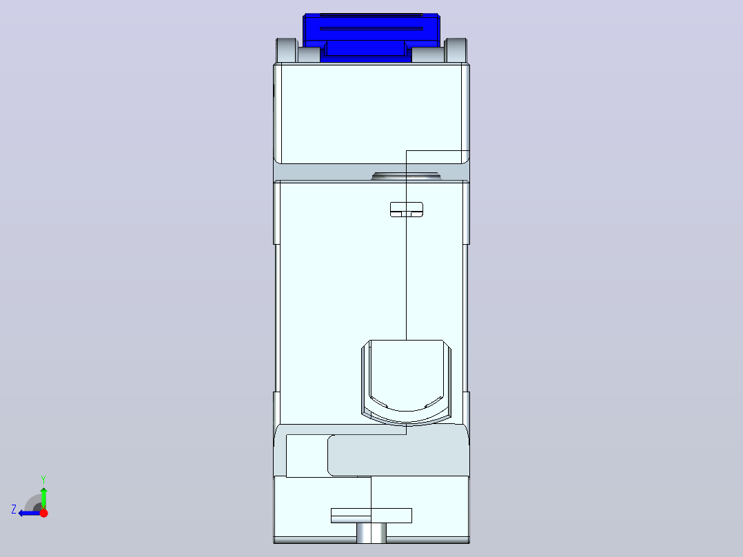 NBDP-125 1P塑料外壳式断路器三维模型202404右视图