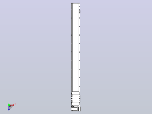 机器人皮带驱动直线轴TPA-GCB-150-P80-L1500-RU-M75-N3俯视缩略图