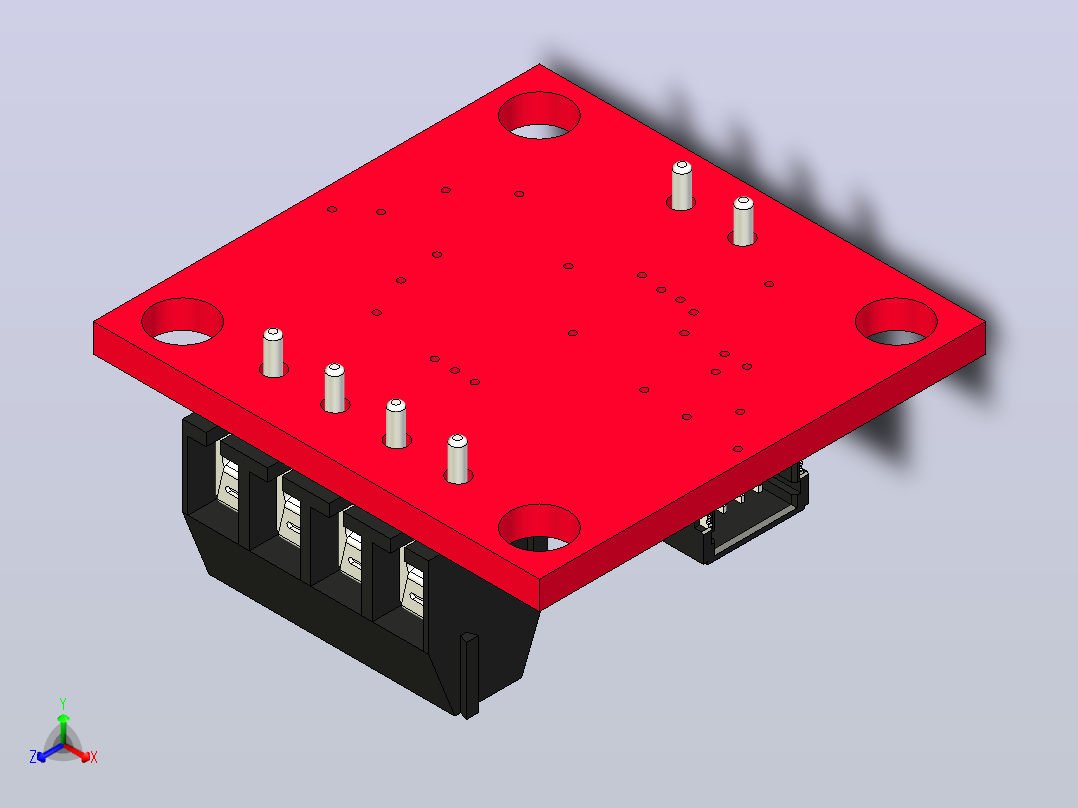 sparkfun qwiic电机驱动器12主视图