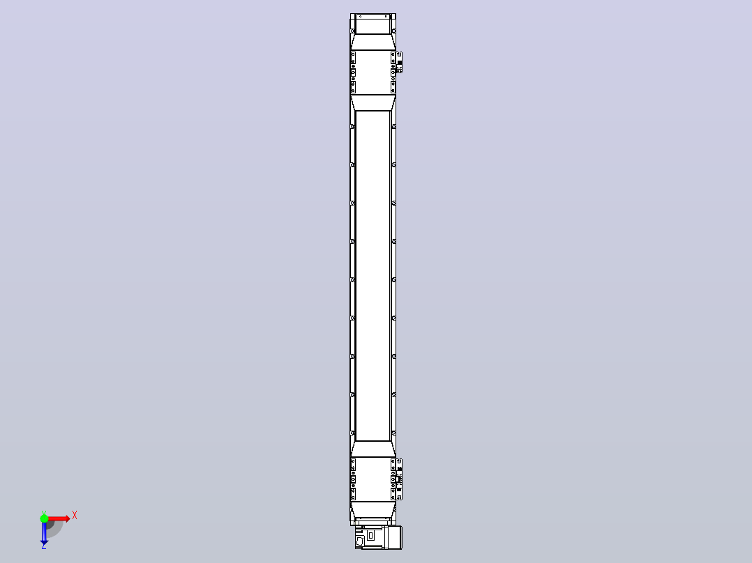 皮带直线轴双滑块型TPA-GCBS-120-P70-L425-RU-M20-N3俯视图
