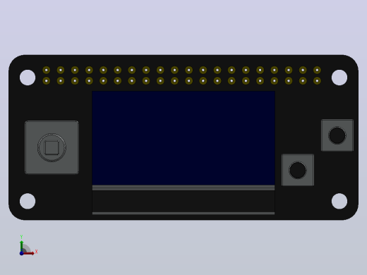 Adafruit 128x64 OLED 帽子 12