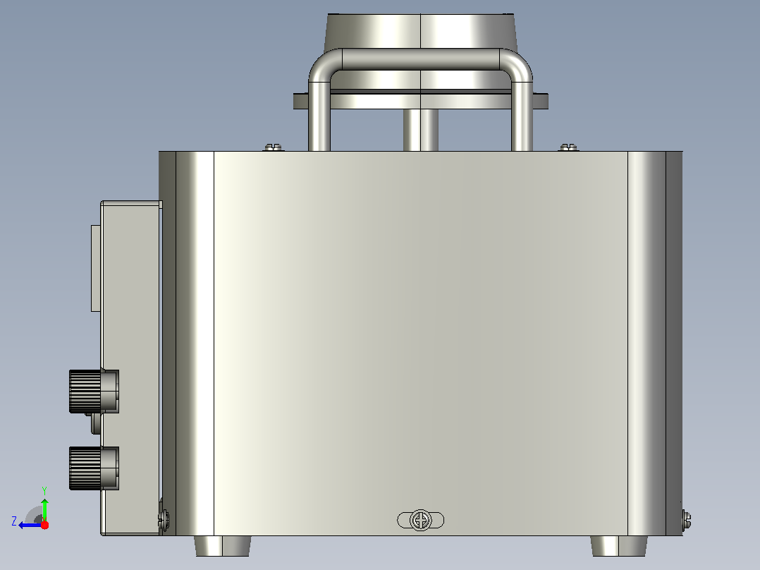 TDGC2-1接触调压器三维模型202011右视图