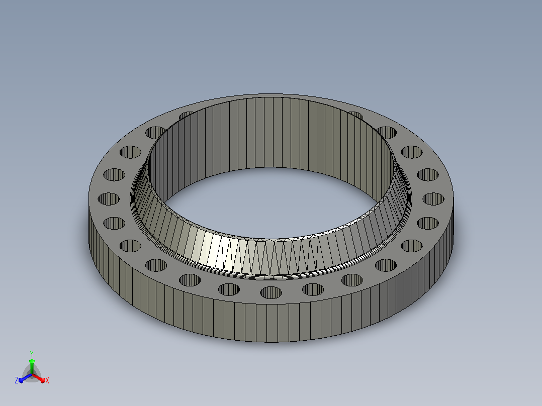 ASME B 16.47系列RFWN法兰大尺寸法兰26英寸至60英寸(1)主视图
