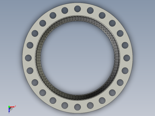 ASME B 16.47系列RFWN法兰大尺寸法兰26英寸至60英寸(1)俯视缩略图