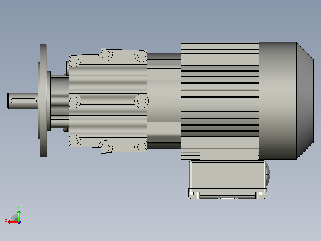 SEW RF17DZ71D电机马达后视图