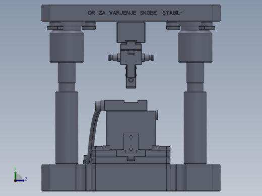 A3 气动夹具左视缩略图