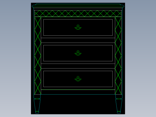 家装类CAD图块(四)-FH01026D