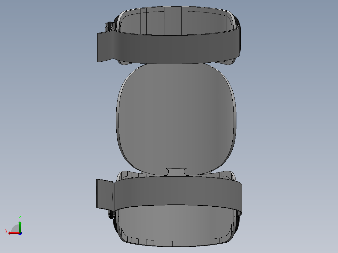 solidworks 护膝后视图