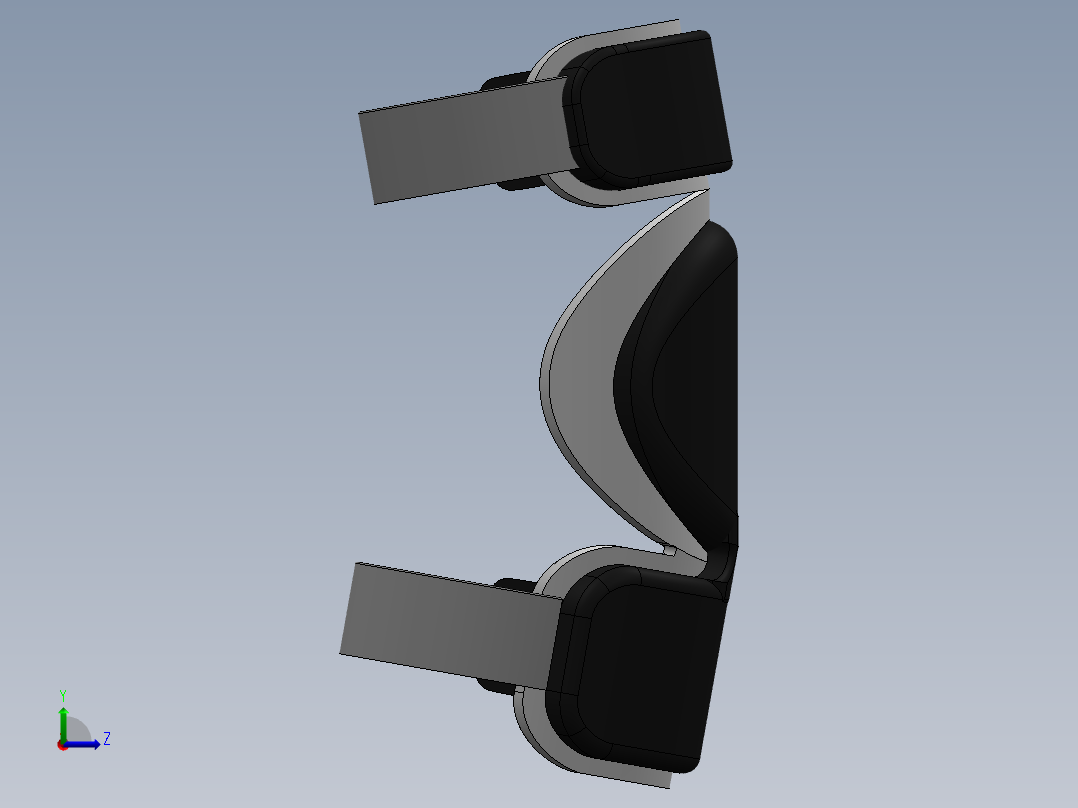 solidworks 护膝左视图