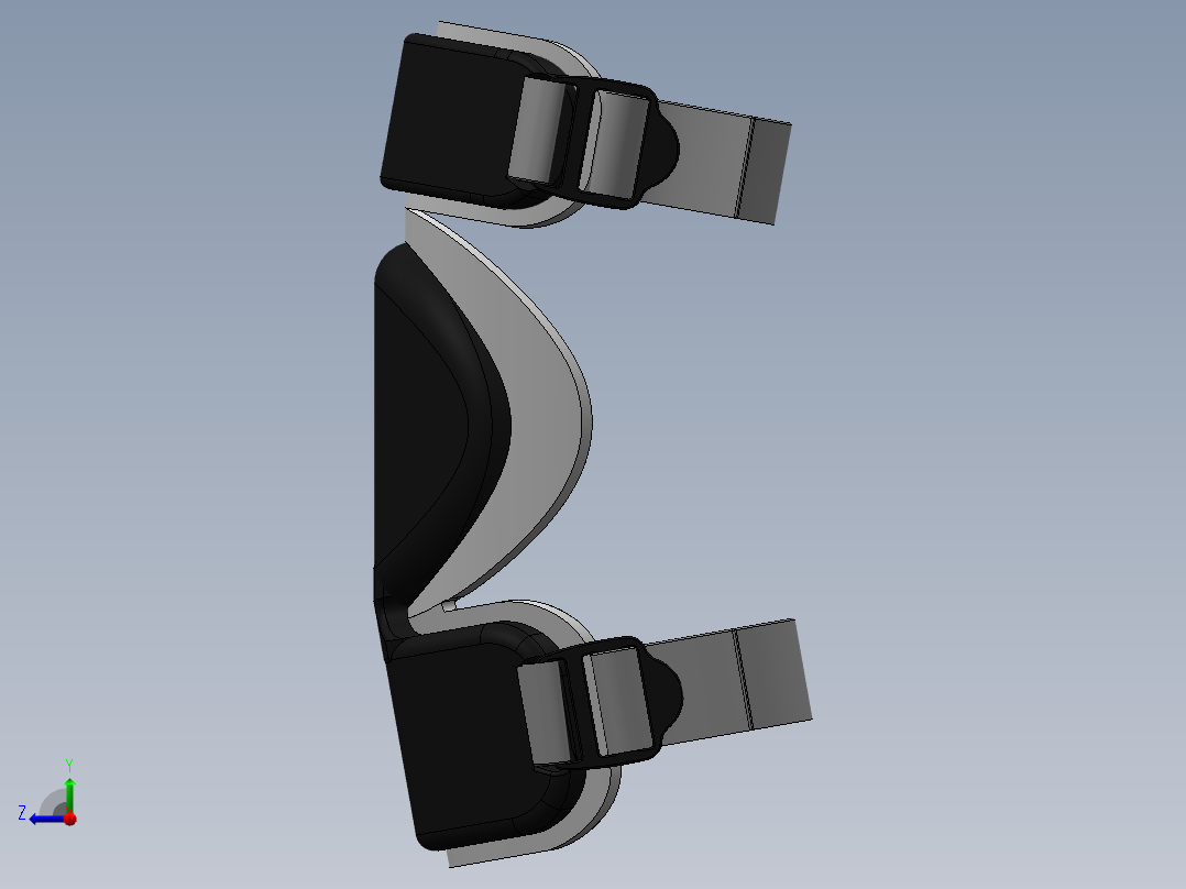 solidworks 护膝右视图