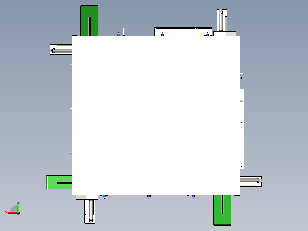 电子制造用热熔胶点胶系统后视图