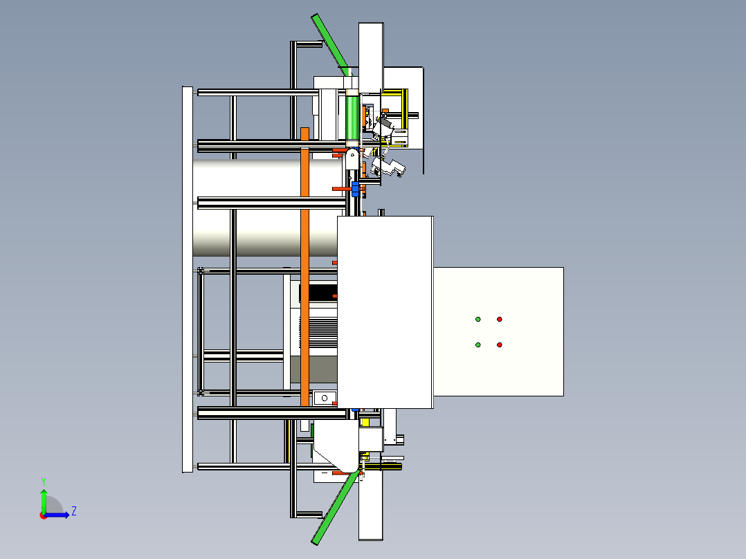 电子制造用热熔胶点胶系统左视图