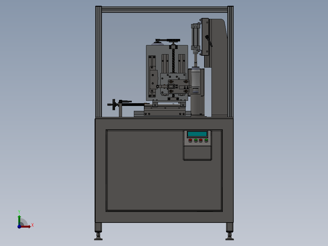 小型加工中心前视图
