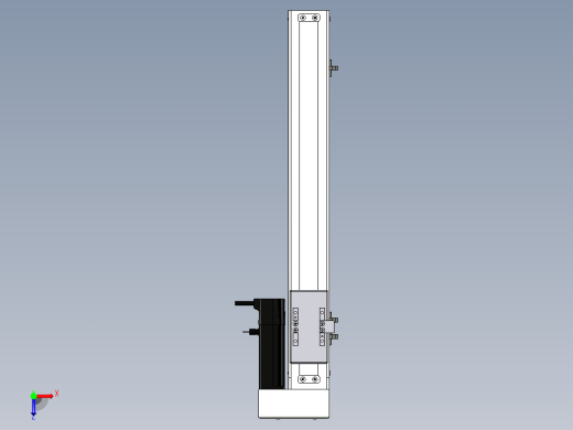 Toyo东佑达直线模组-ETH6-400-BR+煞車-M5俯视缩略图