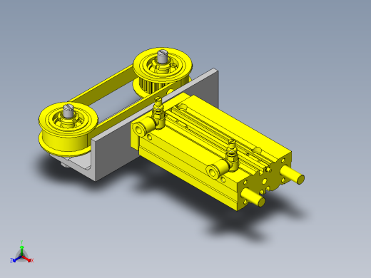 常用机械结构 (614)正等轴测缩略图