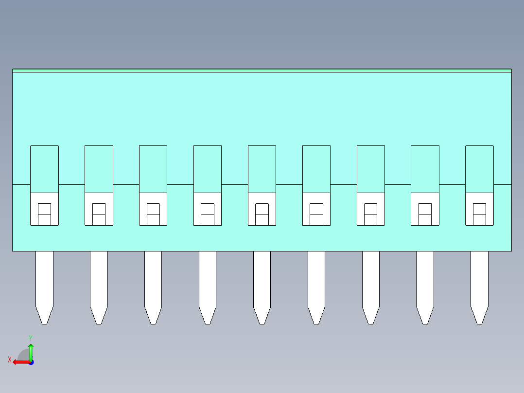 DG308-2.54-09P-14-00AH后视图