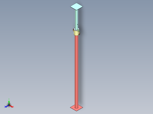 天花板千斤顶结构