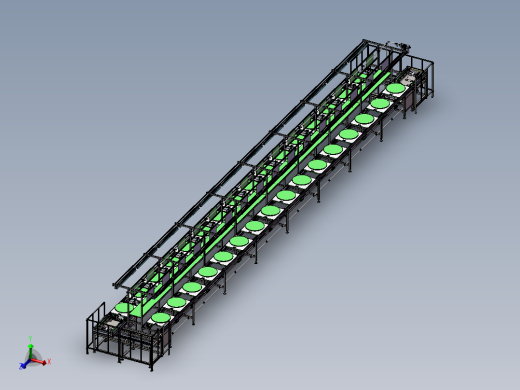 单层倍速链组装线