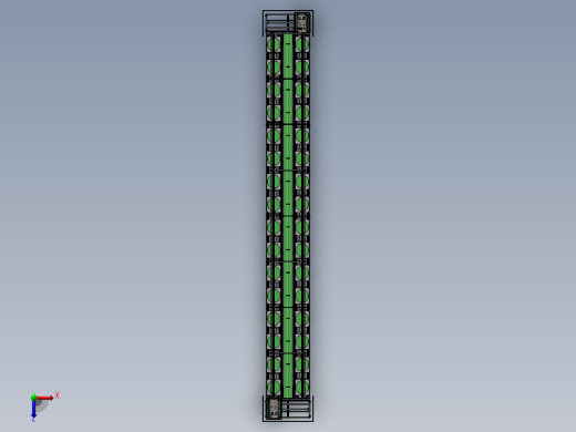 单层倍速链组装线俯视缩略图