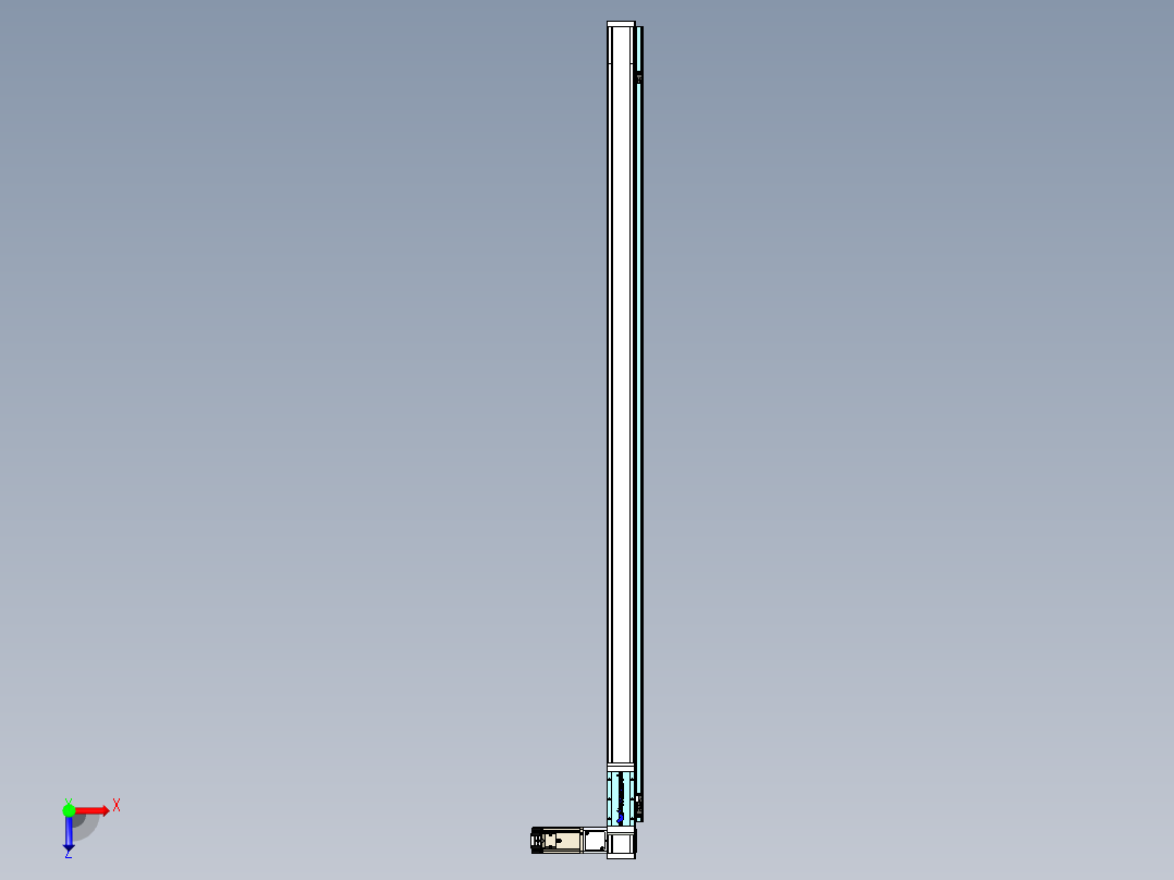欧规系列-LB6A-L130-S1650-BR-ZP40-C3俯视图