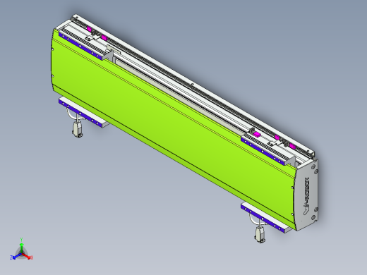 威洛博VL系列3d模型模组2VL22H2Y-S550正等轴测缩略图