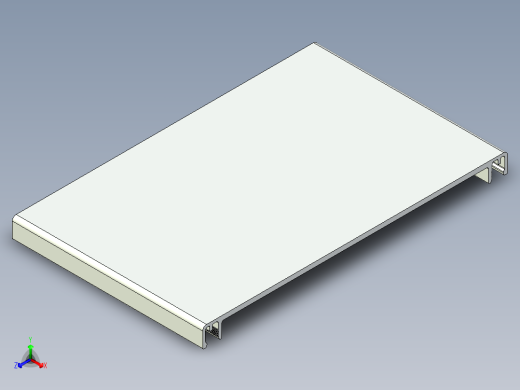 型材-KJN CABLE CONDUIT COVER 160 KJN511070.STEP正等轴测缩略图