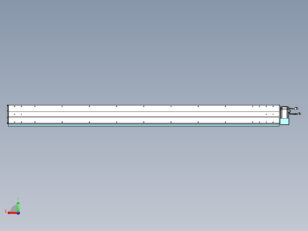 威洛博VBF同步带传动一般环境VBF14-L45-S1700-BLD-ZP40-C3后视图