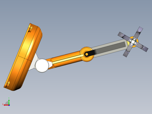 21-壁挂式机械爪三维建模图纸 CATIA设计 附stp格式后视缩略图